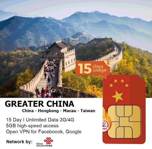 travel sim greater china