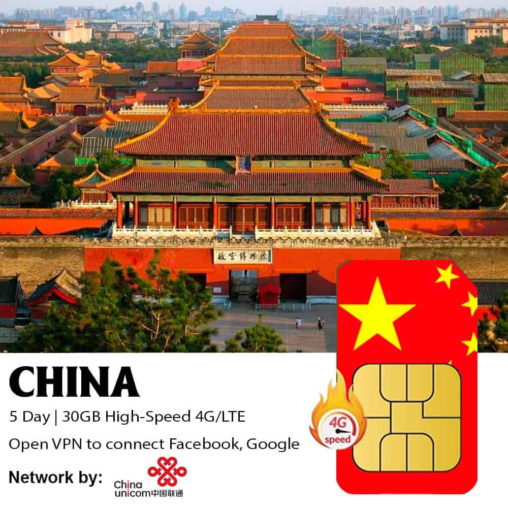 travel sim card china