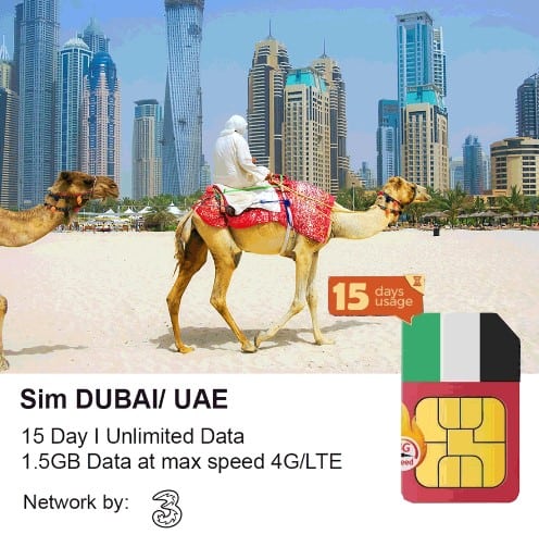 Dubai/UAE Travel Sim