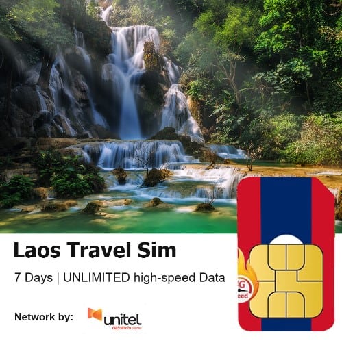Laos travel sim