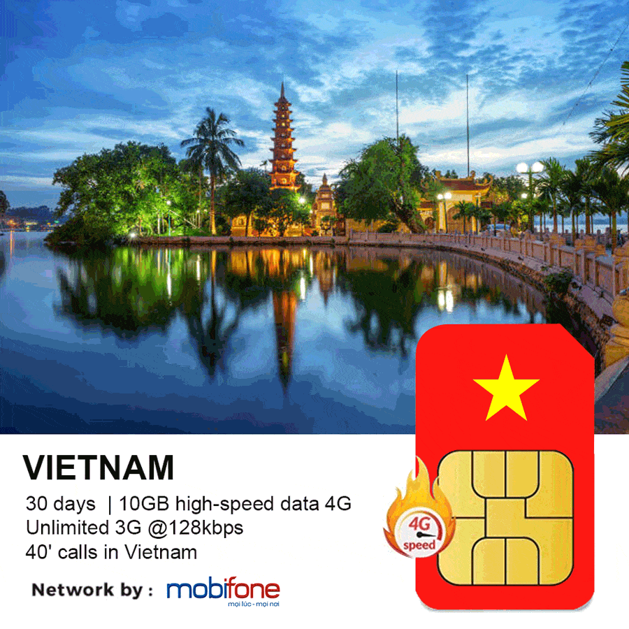 Vietnam travel sim
