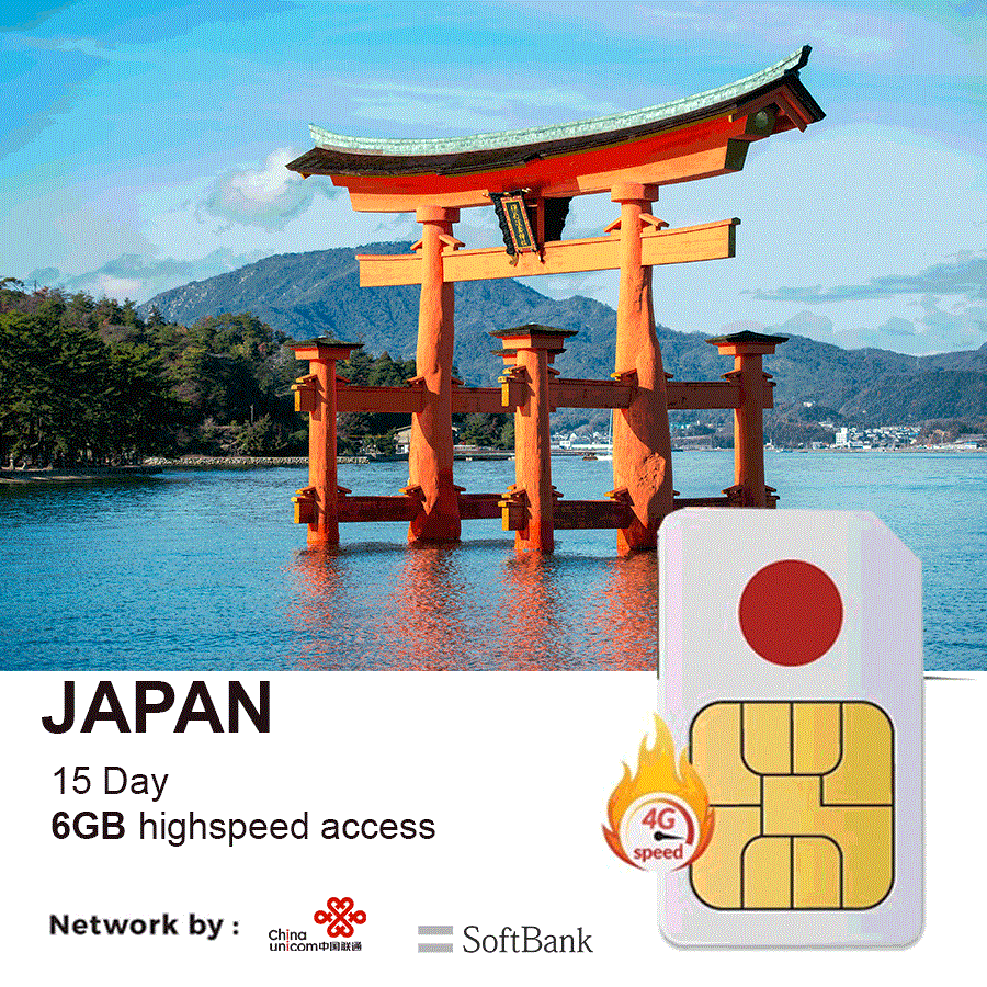 Japan Travel Sim 15 Day