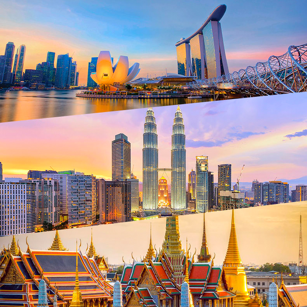 Singapore Malaysia Thailand travel eSIM 8 days 10GB